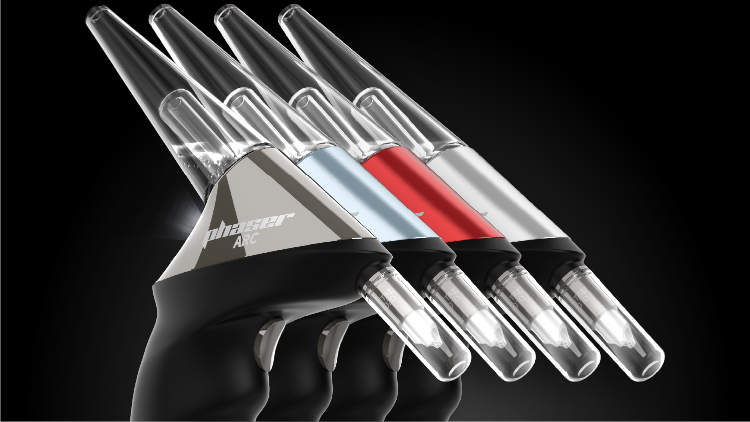 Yocan Black Phaser Arc nectar collector vaporizer all colors